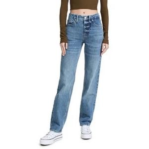 NEW Good American Good 90s Icon Straight Leg Jeans Size 12/31
